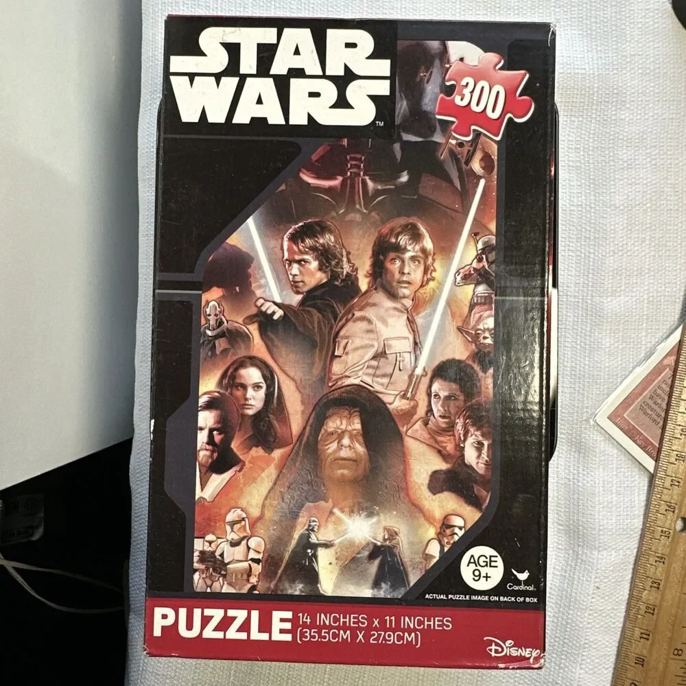 NEW Star Wars 300 Piece Puzzle Luke Anakin Darth Vader Disney 14